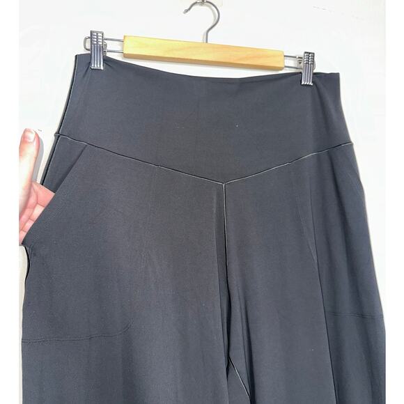 Aerie OFFLINE Real Me XTRA High Waisted Trouser Pants Smoked Gray Wide Leg XL - Picture 3 of 8